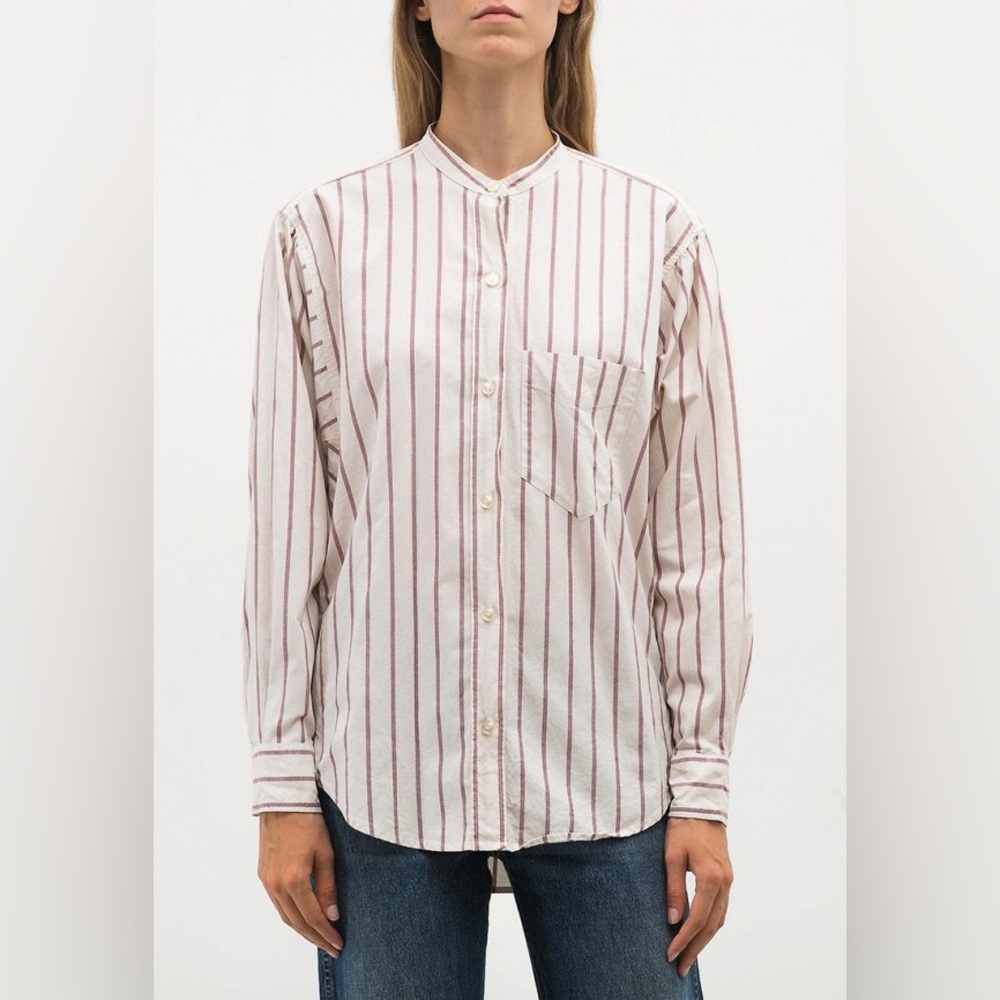 Isabel Marant Étoile Striped Button-down Shirt Long Sleeve EU 42 US 10